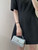 Chanel AP3238 Phone Holder with Chain Grained Shiny Calfskin Silver