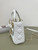 Dior M0505 Mini Lady Dior Bag White Cannage Lambskin With Bow