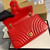 Gucci 443496 GG Marmont Medium Matelassé Shoulder Bag Red - luxibagsmall