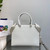Prada 1BA335 Large Saffiano leather handbag White