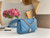 Bvlgari 291087 Serpenti Cabochon Crossbody Bag Blue