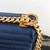 Prada 1BD108 Medium Leather Prada Diagramme Bag Blue