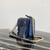 Prada 1BD108 Medium Leather Prada Diagramme Bag Blue