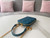 Dior S0872 Lady Dior Phone Holder Cannage Lambskin Blue