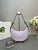 Prada 1BC194 Prada Arqué Re-Nylon and Brushed Leather Shoulder Bag Ligth Purple