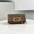 Fendi 8521 Baguette Chain Midi Shoulder Bag Gray