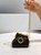 Fendi 7AS051 Nano Fendi First Charm Charm in Coffee nappa leather