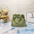 Chanel AS2170 Large shopping Tote bag Shiny Lambskin Green