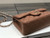 Chanel A69900 Mini Flap Handbag Classic bag Lambskin Brown 1116 Shiny Gold