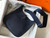 Hermes H083435 Evelyne III 29 Shoulder Bag Silver Hardware Navy Blue