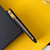 YSL Monogram Fragments Zippered Card Case In Grain De Poudre Embossed Leather 607915 Black Gold