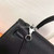 Hermes Kelly Danse 20318 Designer Tote Shoulder Strap Bag 28 32cm Black - luxibagsmall