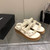 Chanel Women's Sandals Chanel Slippers Lambskin C90186
