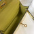 Hermes Kelly Bag Designer Hermes 19CM Shoulder Mini Bag Yellow 20451