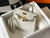Hermes Kelly Bag Designer Hermes 19CM Shoulder Mini Bag Beige 20453