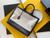 YSL 619757 Tag Canvas And Leather Shopping Bag Black