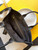 YSL 619757 Tag Canvas And Leather Shopping Bag Black
