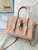 Givenchy BB50J0B00D Mini Antigona Lock Bag in Box Leather Light pink