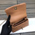 Chanel AS2215 mini flap bag with top handle Bag Brown
