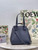Loewe A538H04X02 Hammock Nugget Bag in Nappa Calfskin Deep Navy