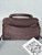 Loewe A039AS4X12  Mini Amazona 180 bag in Suede & soft calfskin Dark Brown
