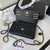 Chanel AP2508 Wallet On Chain Lambskin Shoulder Bag Black