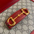 Gucci Horsebit 1955 shoulder bag 602204 Beige with red leather