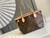 Louis Vuitton LV M41245 Neverfull PM Monogram Canvas Plum