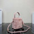 Prada 1BA373 Prada Panier shearling mini-bag Pink