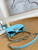 Chanel 3475 Small HOBO Handbag Lambskin & Gold-Tone Metal Ligth Blue