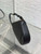 Dior M05909 Saddle Shoulder Pouch  Black Goatskin