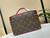 Louis Vuitton LV M44495 Nice Mini Vanity Case Monogram canvas Rose Red