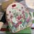 Gucci 433578 Children's Fairy Print Backpack Red
