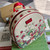 Gucci 433578 Children's Fairy Print Backpack Red