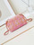 Chanel 24C A01113 Flap Handbag Classic Bag Woolen A69900 Orange & Pink