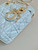 Dior M0505 Mini Dior Lady Bag Lake Blue Metallic Cannage Lambskin
