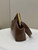 Fendi 8BP127 FENDI FIRST Medium Brown Crocodile leather bag