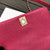 Chanel AS2215 mini flap bag with top handle Bag Rose Red