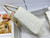 Dior M0538 Small Lady Dior My ABCDIOR Bag Latte Quilted-Effect Lambskin White