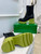 Bottega Veneta Women Shoes High-heeled Lug Short Boot Light-green Flatform 192783