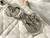 Dior M0505 Mini Dior Lady Bag White Cannage lambskin Sliver