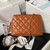 Chanel AS3429 Lambskin Bag Brown