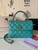 Chanel Trendy 24C Flap Bag With Top Handle Lambskin bag A92236 Blue Multicolor Logo