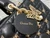 Dior M0540 Medium Lady D-Joy Bag Black Cannage Lambskin with Gold-Finish Butterfly Studs