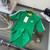 Gucci 693638 adidas x Gucci cropped T-shirt for women green