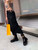 Fendi Women Shoes 8T8355AKY6F1IEM Fendigraphy Black leather biker boots 193215