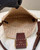 Fendi 8BS069 Fendi Beige raffia bag Croissant bag 8373