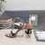 Tomford Shiny Leather Padlock Pointy Naked Sandal 105mm W22727