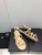 Chanel G40128 Women's Sandals Shoes Lambskin C90224