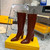 Fendi Women Shoes 8W834869FF0QB3 Cut Brown leather high-heeled boots 192521